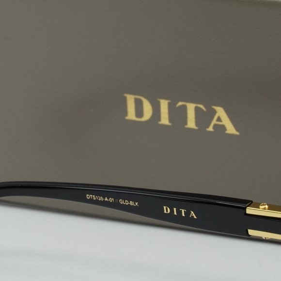 Dita GRAND-EVO ONE DTS-138-A-01 Aviator Sunglasses - Gold/Black/Grey - Picture 8 of 10